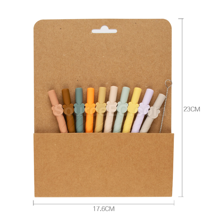 Customization Silicon Straw Set Corporate Gifts