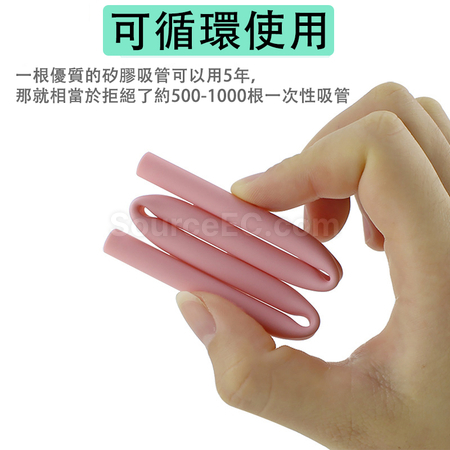 Customization Silicon Straw Set With Transparent Tube Corporate Gifts