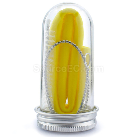 Customization Silicon Straw Set With Transparent Tube Corporate Gifts