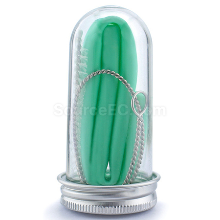 Customization Silicon Straw Set With Transparent Tube Corporate Gifts