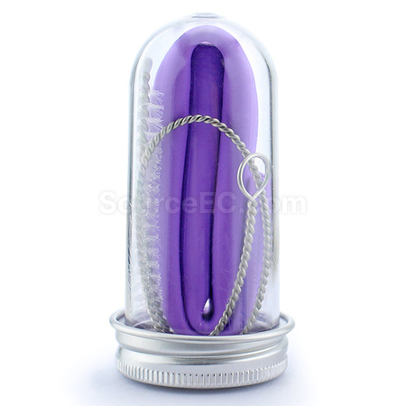 Customization Silicon Straw Set With Transparent Tube Corporate Gifts