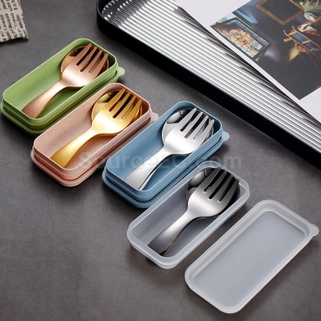 Customization Portable Stainless Steel Mini Cutlery Set Corporate Gifts