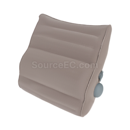 Portable press inflatable waist pillow
