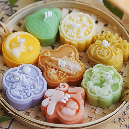 Customization Mid-autumn Mooncake Scented Candle Gift Set Corporate Gifts