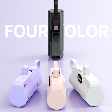 Customization Wireless Capsule Charging Bank with Phone Stand Corporate Gifts