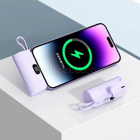 Customization Wireless Capsule Charging Bank with Phone Stand Corporate Gifts
