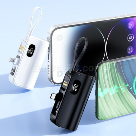 Customization Wireless Capsule Charging Bank with Phone Stand Corporate Gifts