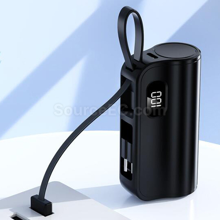 Customization Wireless Capsule Charging Bank with Phone Stand Corporate Gifts