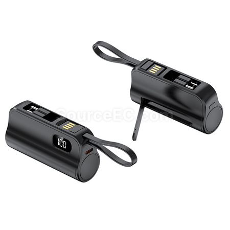 Customization Wireless Capsule Charging Bank with Phone Stand Corporate Gifts