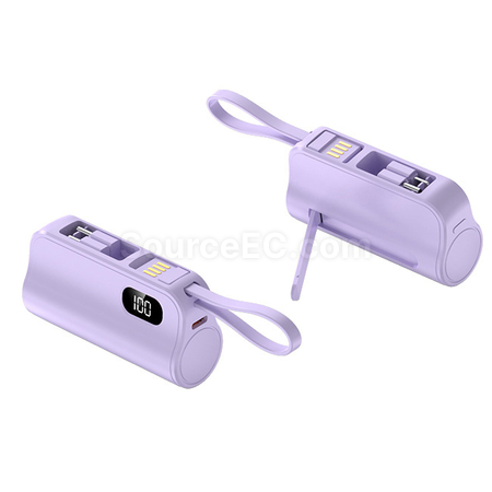 Customization Wireless Capsule Charging Bank with Phone Stand Corporate Gifts