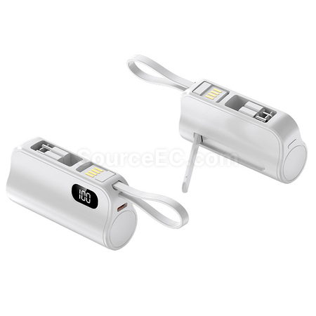 Customization Wireless Capsule Charging Bank with Phone Stand Corporate Gifts