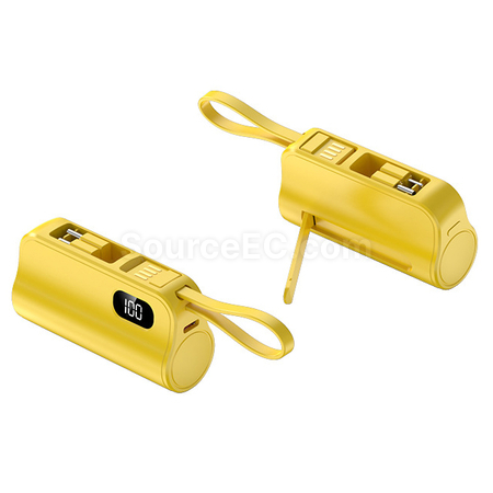 Customization Wireless Capsule Charging Bank with Phone Stand Corporate Gifts