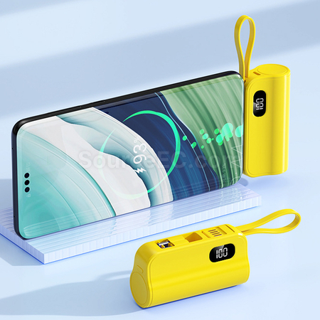 Customization Wireless Capsule Charging Bank with Phone Stand Corporate Gifts