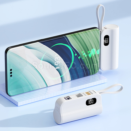 Customization Wireless Capsule Charging Bank with Phone Stand Corporate Gifts