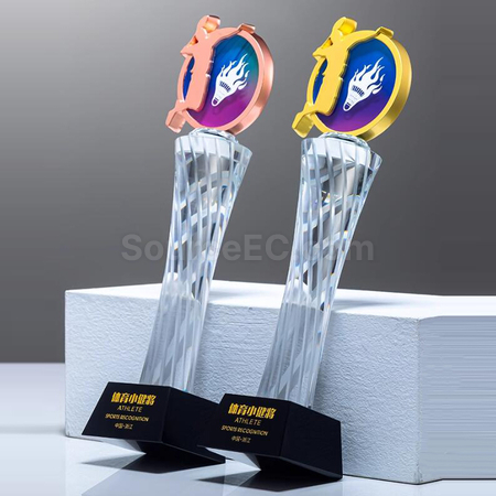 Customization Badminton Trophy Corporate Gifts