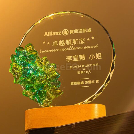 Customization Creative Luminous Crystal Award Corporate Gifts