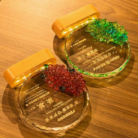 Customization Creative Luminous Crystal Award Corporate Gifts