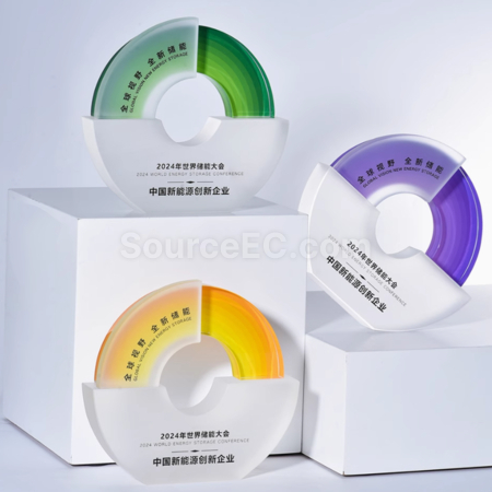 Customization Frosted Crystal Trophy Corporate Gifts