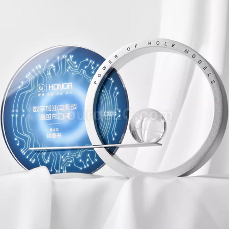 Customization Creative Crystal Metal Trophy Corporate Gifts