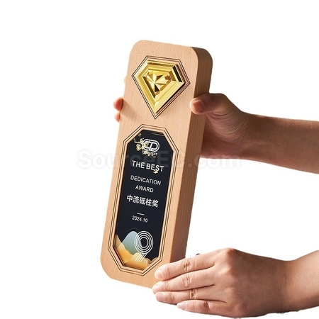 Customization Wooden Trophy Corporate Gifts