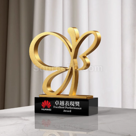 Customization Metal 3D Butterfly Award Seat Corporate Gifts