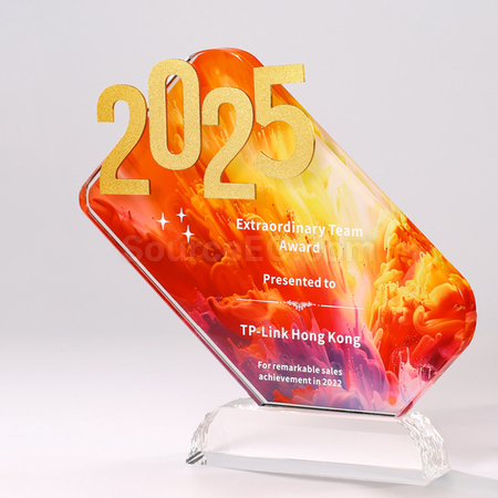 Customization 2025 Crystal Award Corporate Gifts