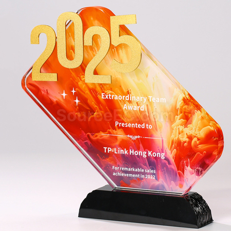 Customization 2025 Crystal Award Corporate Gifts