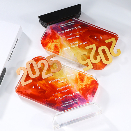 Customization 2025 Crystal Award Corporate Gifts