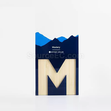 Customization Letter Solid Wood Trophy Corporate Gifts