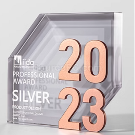 Customization Hexagonal crystal trophy Corporate Gifts