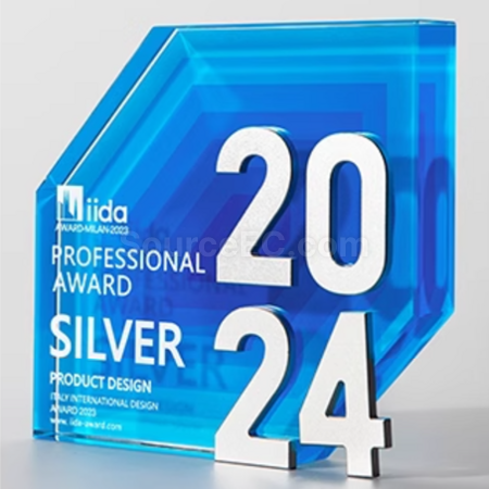 Customization Hexagonal crystal trophy Corporate Gifts