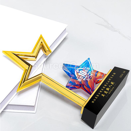 Customization Pentagram Crystal Award Corporate Gifts