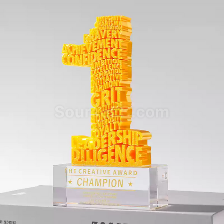 Customization 3D Digital Trophy Corporate Gifts