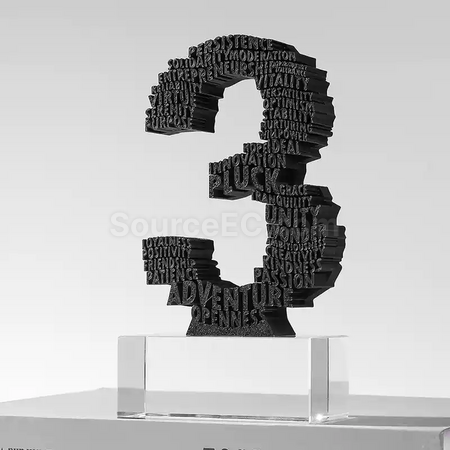 Customization 3D Digital Trophy Corporate Gifts