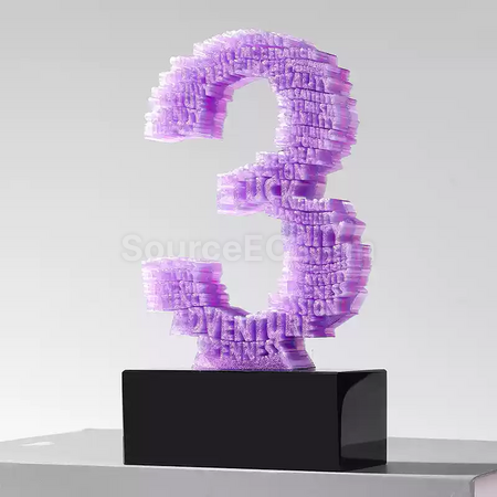 Customization 3D Digital Trophy Corporate Gifts