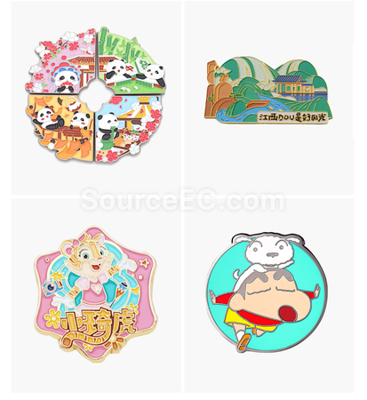 Customization Metal Quicksand Fridge Magnets Corporate Gifts
