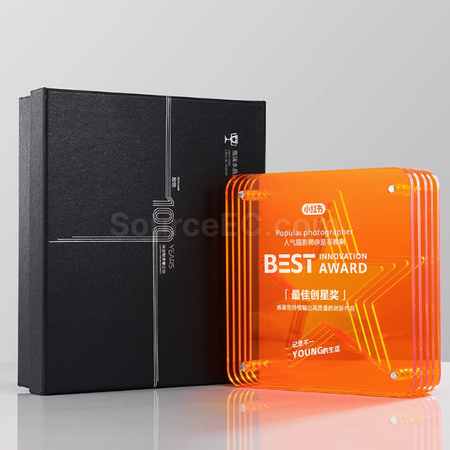Customization Acrylic Crystal Trophy Corporate Gifts