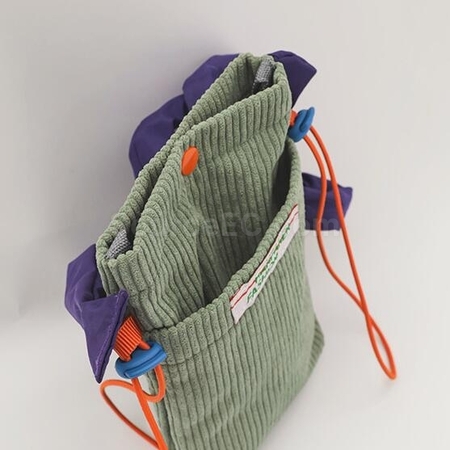 Customization Corduroy Cross-Body Bag Corporate Gifts
