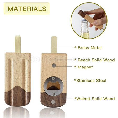 Customization Wooden Bottle Opener Corporate Gifts