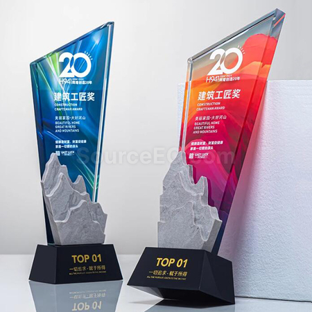 Customization Marble Crystal Award Seat Corporate Gifts
