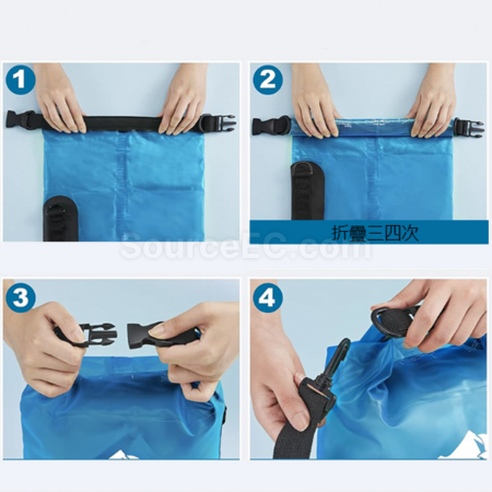 Customization Outdoor shoulder semi transparent waterproof bag Corporate Gifts