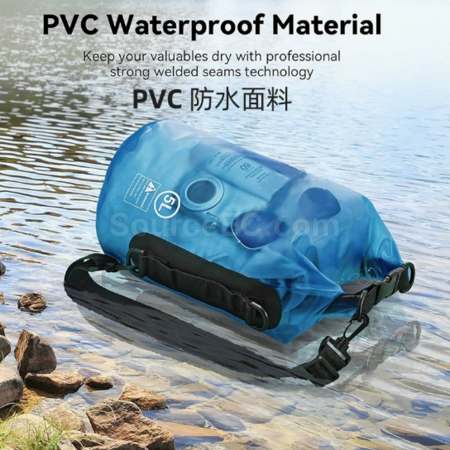 Customization Outdoor shoulder semi transparent waterproof bag Corporate Gifts