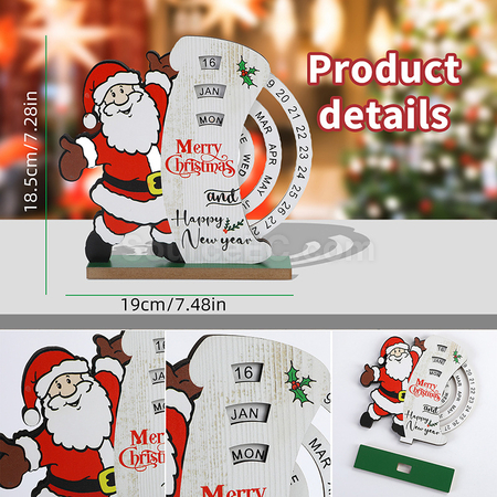 Customization Santa Claus Rotating Calendar Corporate Gifts