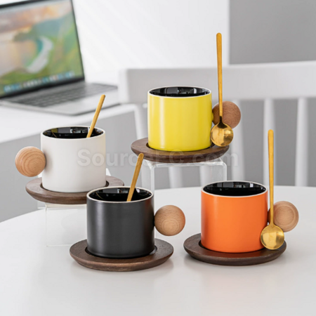 Ceramic coffee cup