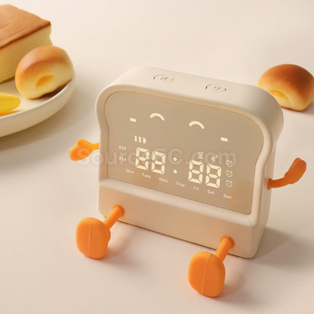 Toast alarm clock