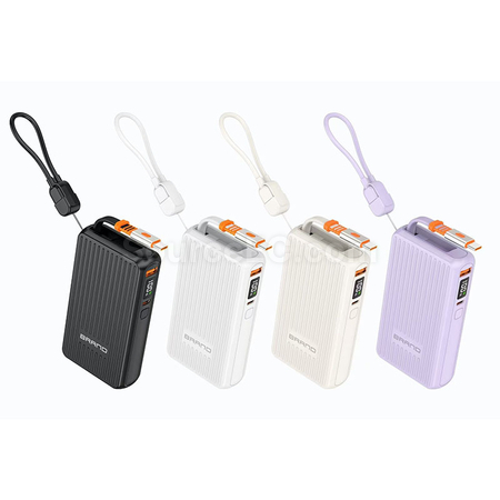Customization Retractable Wire Power Bank With  Corporate Gifts