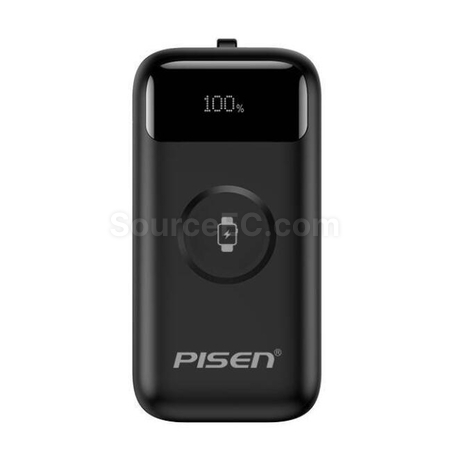 Customization Mini Portable Power Bank With Built-In Cable Corporate Gifts