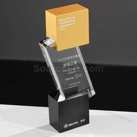 Customization Metal Crystal Trophy Corporate Gifts