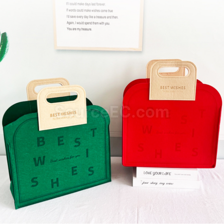 Handheld felt bag