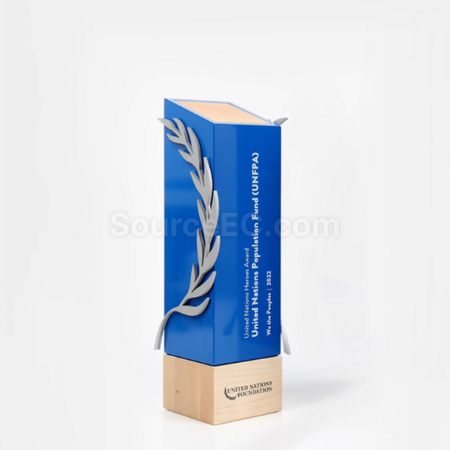 Customization Metal Wheat Ear Trophy Corporate Gifts